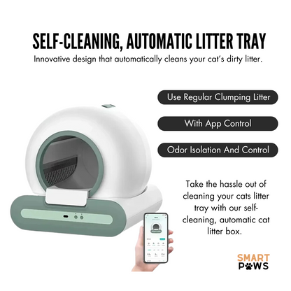 Self-Cleaning Litter Tray